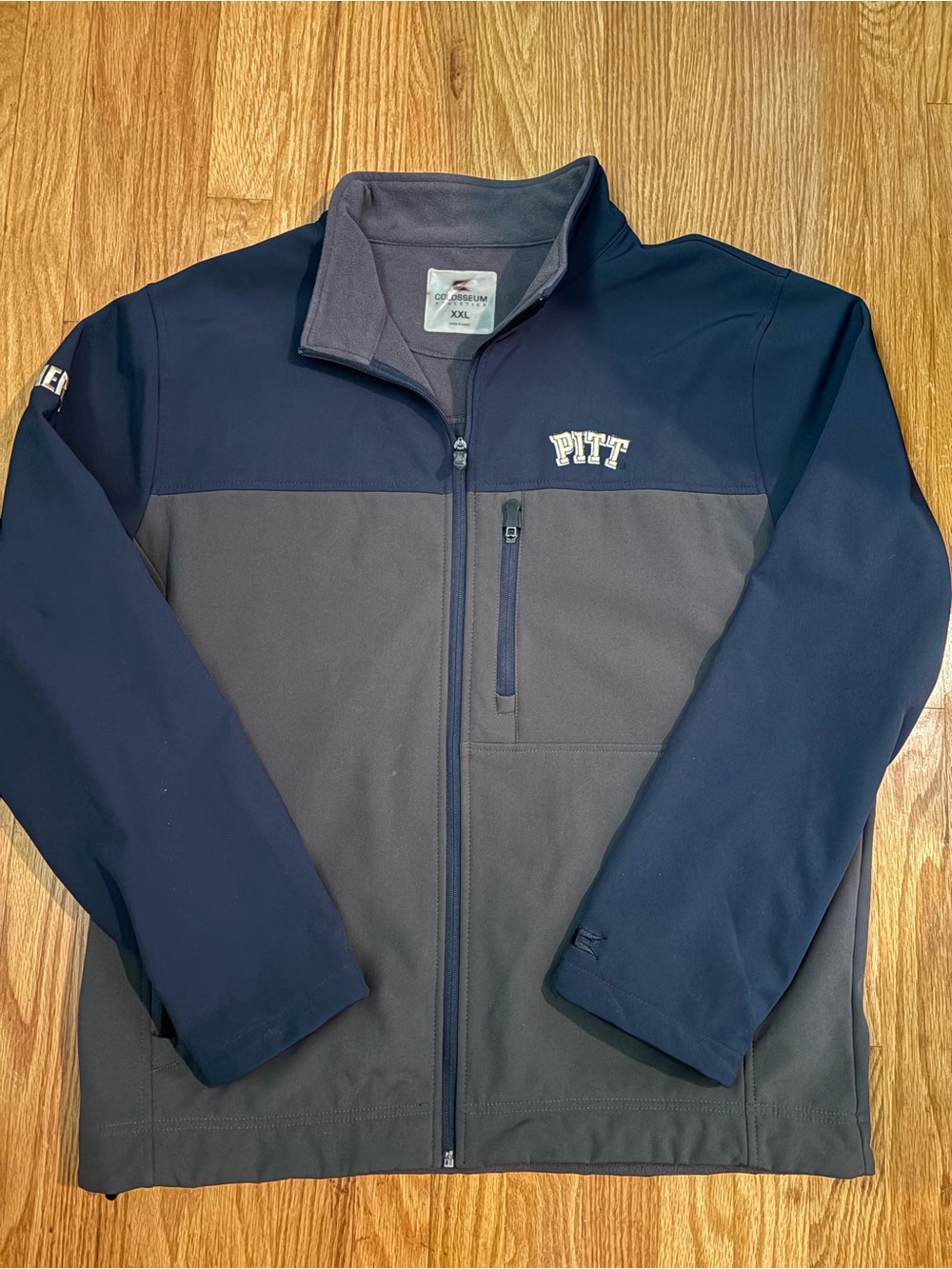 Colosseum Pitt Two-Tone Navy & Gray Lightweight Jacket